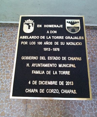 placa en alum fundido