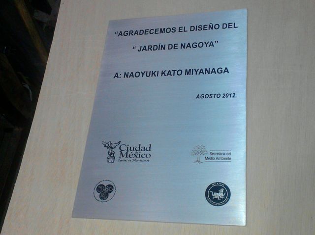 Grabada en aluminio